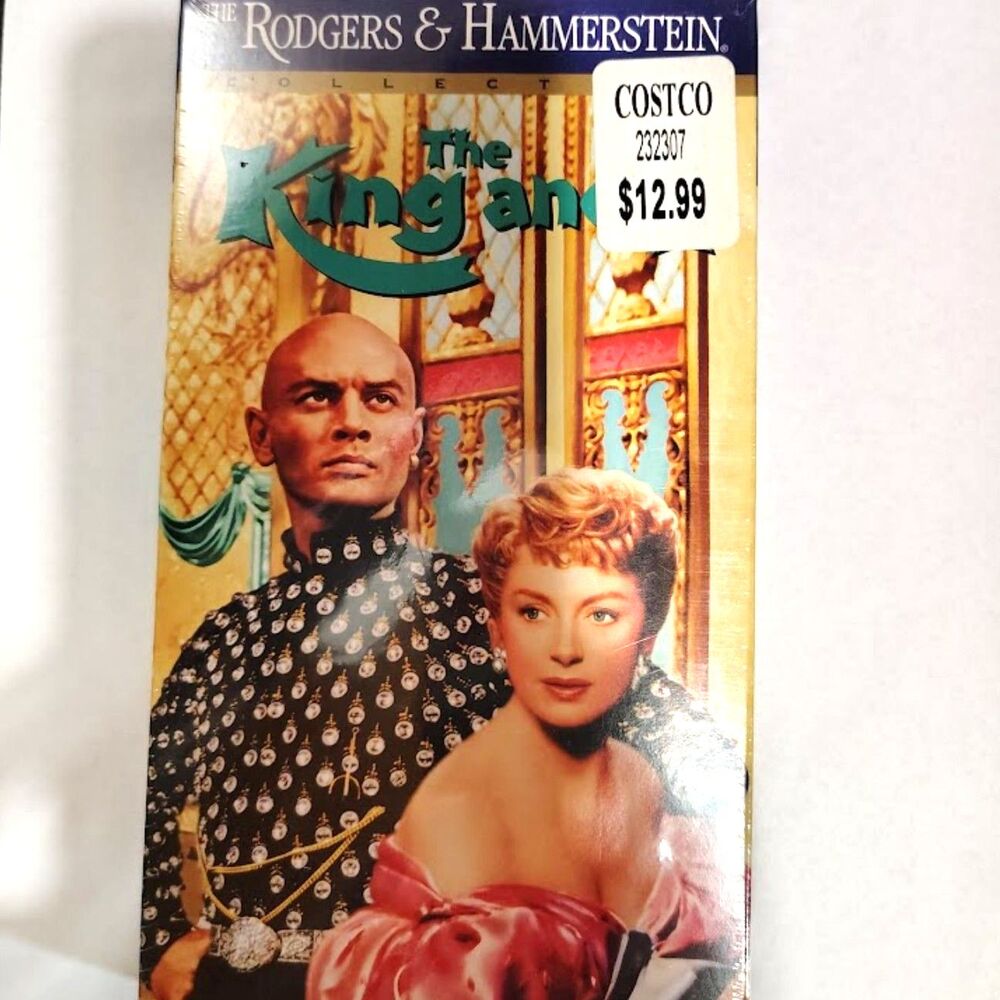 The King and I VHS 1956 Movie Musical New Sealed Watermark Yul Brenner